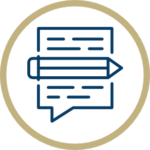 Icon for the financial articles section