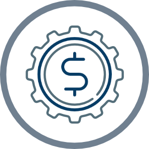 Icon for the financial resource section